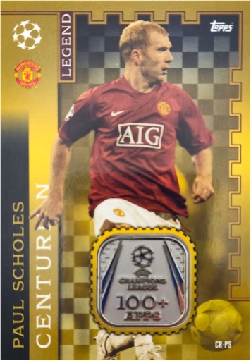 Match Attax 2024 Centurion Relic SCHOLES Legend CR-PS Ultra Rare Topps
