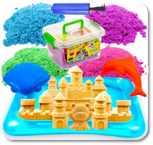 НАБІР КІНЕТИЧНОГО ПІСКУ 3 КГ XXL POOL SANDBOX