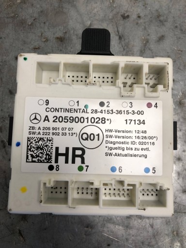 module door right rear part MERCEDES W205 KOMBI A2059001028