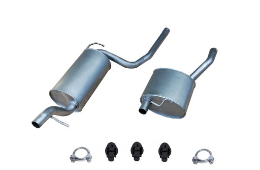 ZEST.08.186+08.390E - FORD FOCUS MK1 1.6 ХЕТЧБЕК 1998-2004 ГЛУШНИКИ