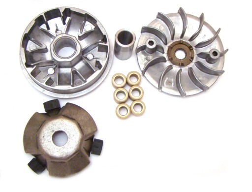 T17819 - JUNAK 806 ВАРІАТОР КОМПЛЕКТ. (з вентилятором) (125ccm)