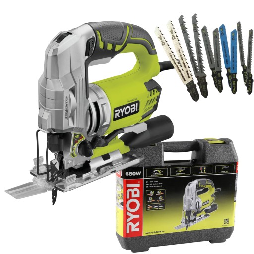 Лобзик Ryobi Rjs1050-K чемодан + 10X пильный диск