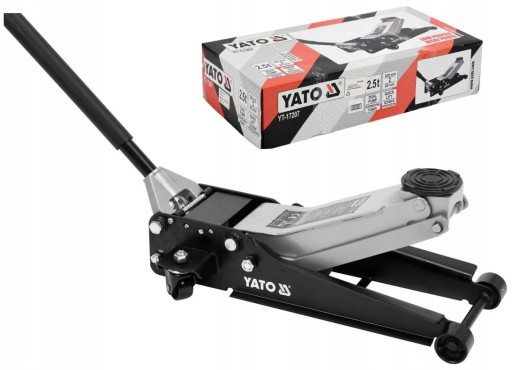 ПОДЪЕМНИК YATO JACK НИЗКИЙ ДВУХПОРШНЕВОЙ АВТОМОБИЛЬНЫЙ 2.5 FROG 17207