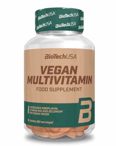BioTech USA Vegan Multivitamin tabletta 60 db