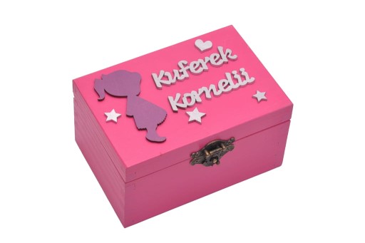 Дерев'яний футляр + ім'я + застібка