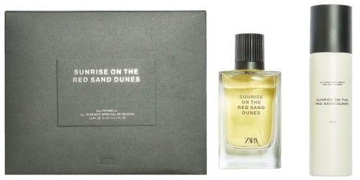 zara sunrise on the red sand dunes woda perfumowana 100 ml   zestaw