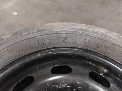Reifen Rad Notrad ZAPAS 5x100 FI57,1 195/65R15 SKODA OCTAVIA