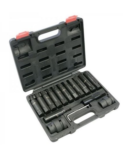 КЛЮЧІ РОЗІЛЬНІ 16 ЧАСТИН TORX, ШЕСТИГР., БІТА ASTA