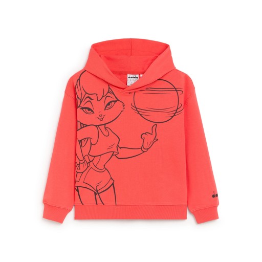 Дитячий світшот Diadora розмір 135 довгий рукав червоний