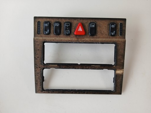 MERCEDES W210 Bedienteil SWIATLA Warnblickschalter GRZANE Sitze DEKOR Holz