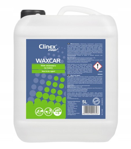 CLINEX WAXCAR ВОЛОГИЙ ОСУШУЮЧИЙ ВІСК HYDRO-5L