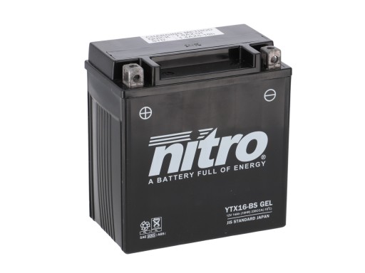 NTX16 - НІТРО ГЕЛЕВА БАТАРЕЯ 12V KAWASAKI VN 2000