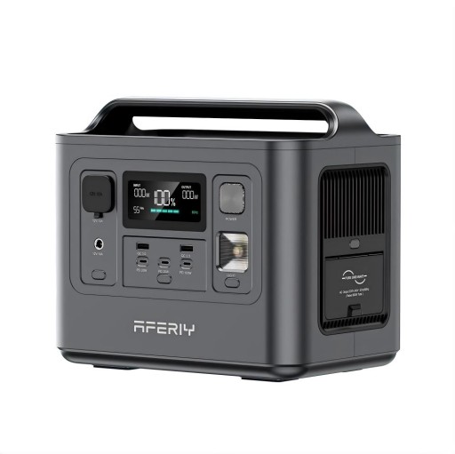 Портативна електростанція aferiy 1600w 512wh зовнішній генератор 230v 12v usb