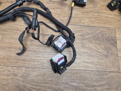 BMW 5 G30 G31 530e 2.0i B48 HYBRYDA bundle of the engine cables wiring 8642931