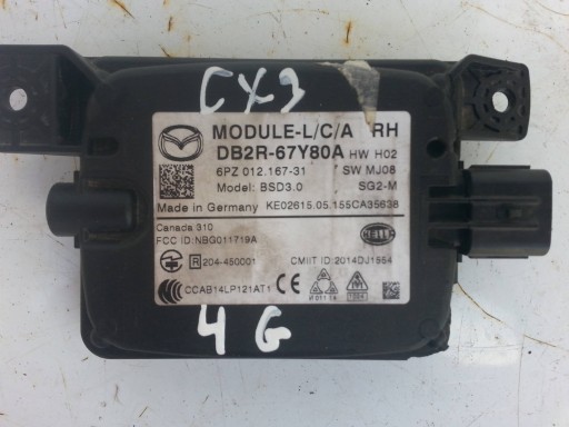 MAZDA CX - 3 РАДАР ПОМОЩНИК РЕМЕНЬ ПРАВЫЙ DB2R-67Y80A