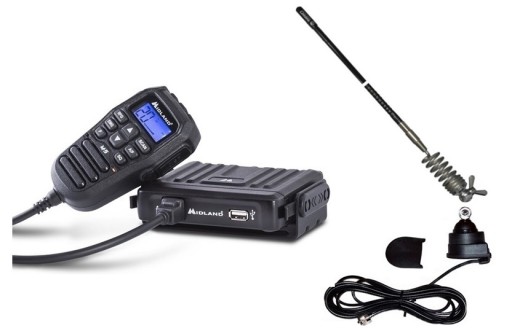 РАДИО CB В ГРУШЕ MIDLAND M-5 + АНТЕННА SIRIO DELTA