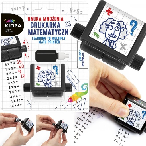 Навчання множення Kidea з математичним штампом