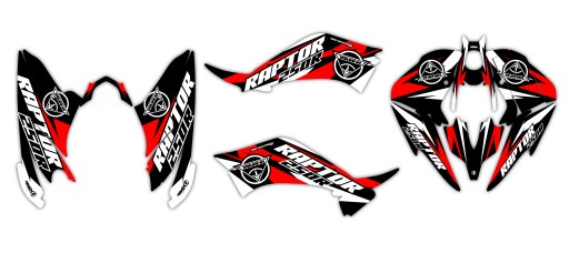 Шпон / наклейки quad Yamaha 250R Raptor