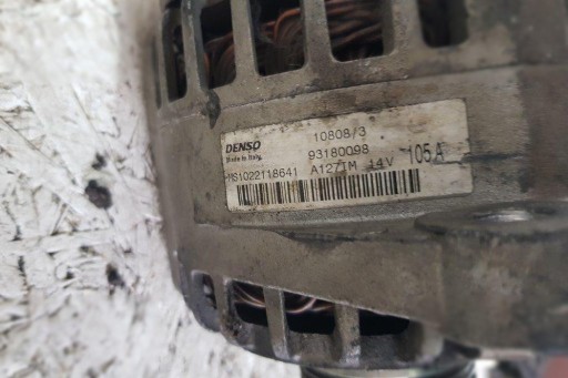 Генератор fiat grande punto (199_) 93180098 1.9l дизель 85kw 2006 р.в.