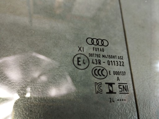 Audi A5 B10 2024 window door left front PODWOJNA 8B3845021B