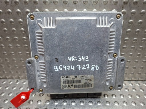 Centralina Motore 0281011081 9647472780 9646850580 Citroen Peugeot 2.0 HDI