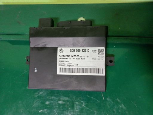 Vw phaeton touareg kessy модуль 3d0909137d без ключа працює 5wk48827