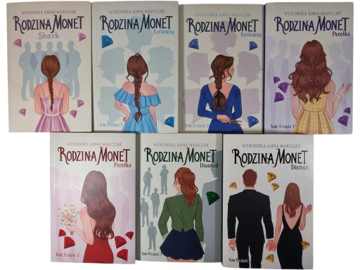 Zdjęcie egzemplarza: Rodzina Monet / zestaw 7 książek / Weronika Anna Marczak