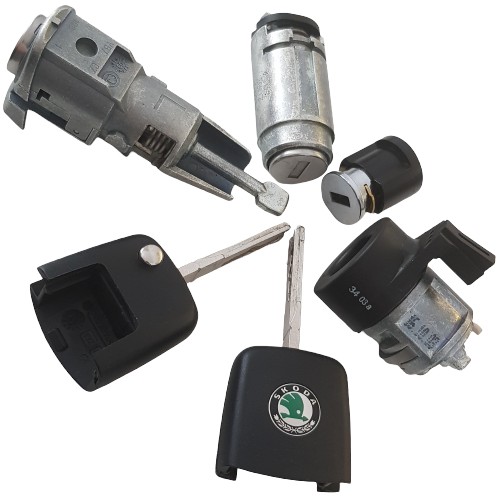 6Y0837167B - ВСТАВКА ЗАМКА ДВЕРИ ЗАЖИГАНИЯ SKODA FABIA И OCTAVIA