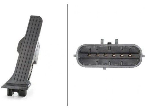 6PV 008 - ПЕДАЛЬ АКСЕЛЕРАТОРА VW GOLF 1 4 08-