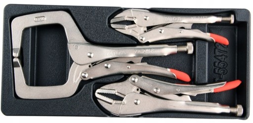 YATO САМОБЛОКУЮЧІ ПЛОСКОГУБЦІ ЯЩИК ДЛЯ ЗБЕРІГАННЯ 3 EL