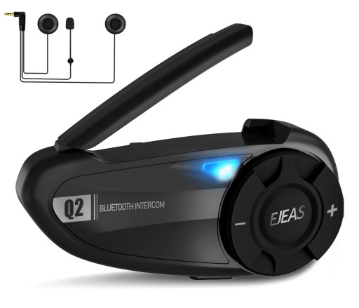 Ejeas Q2 мотоцикл домофон FM радіо
