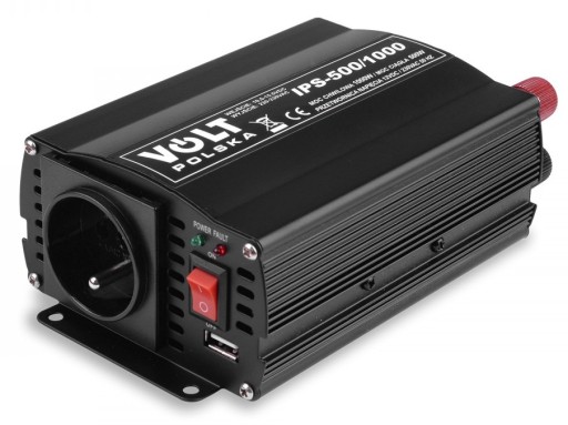Інвертор напруги IPS 500W / 1000W 12V 230V + USB