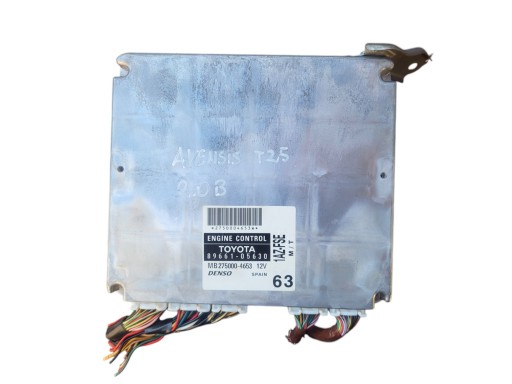 Контроллер компьютера двигателя toyota avensis t25 2.0 vti 89661-05630