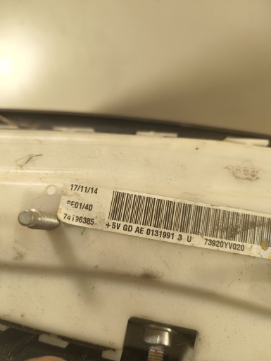 Seitenairbag links TOYOTA AYGO II