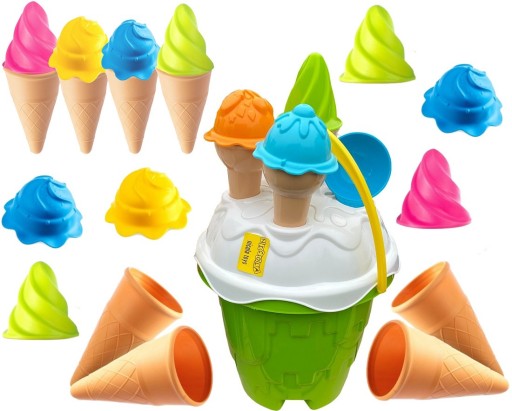 ВІДЕРЦЕ ПІСОЧНЕ ВЕЛИКЕ + ФОРМИ ДЛЯ МОРОЗИВА