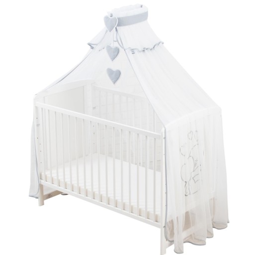 Москітна сітка Assa з сердечками - Grey Bello