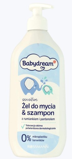 Гель і шампунь для вмивання Babydream 500 мл