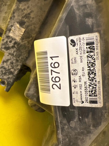 light right Renault Master III IV 19- LED 260105567R