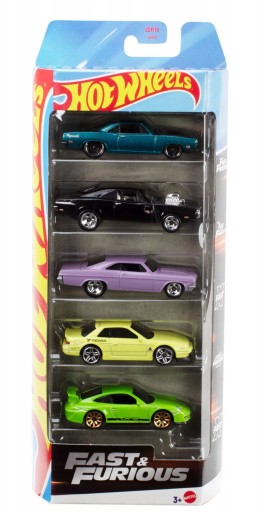 Samochodziki Hot Wheels Szybcy i wściekli HND08 5 szt. • Cena
