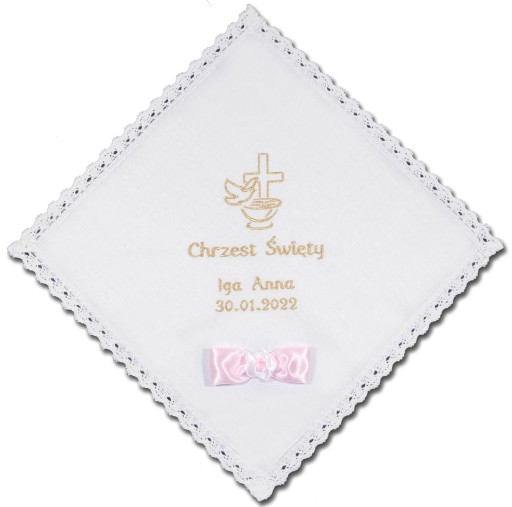 РІЗДВЯНИЙ ОДЯГ, ВИШИВКА ІМ'Я ДАТА ХРЕЩЕННЯ канва к