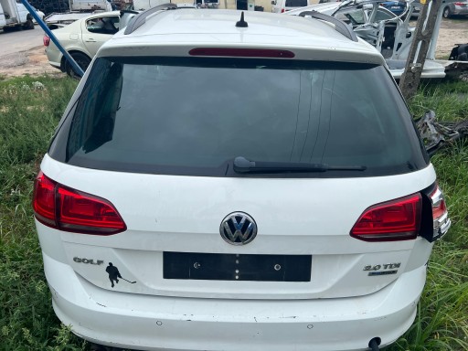 VW GOLF VII COMBI КРЫШКА БАГАЖНИКА LC9A БЕЛАЯ