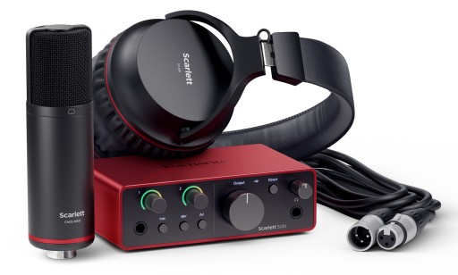 Focusrite Scarlett Solo Studio 4th Gen ZESTAW SOFT - Sklep, Opinie