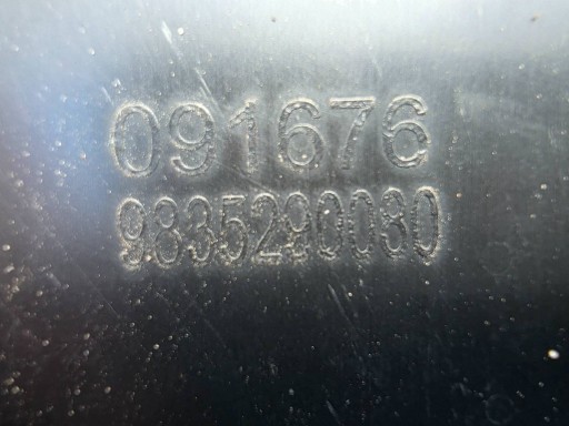 OPEL MOKKA II B Blende Abdeckung abdeckung W Stoßstange 9835290080