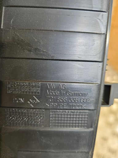 Volkswagen Crafter 2018 front bracket for kubek tunelu srodkowego