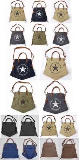 СУМКА-ШОППЕР ВИНТАЖНАЯ ЗВЕЗДА XL