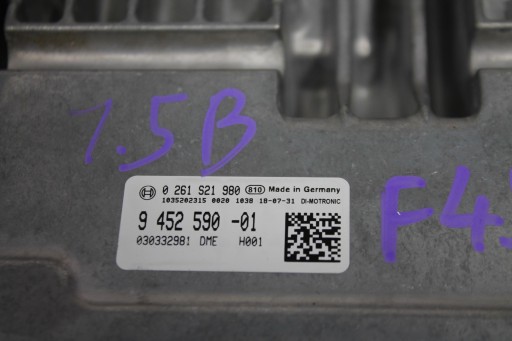 computer of the engine 9452590 BMW F45 F46 218i 14