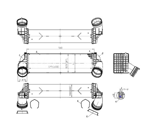 ИНТЕРКУЛЕР BMW X5 (F15) 13- 17517533475