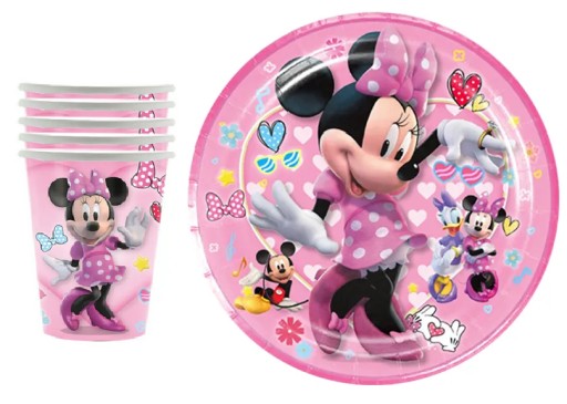 Набір тарілок на день народження 18 см 20 шт.