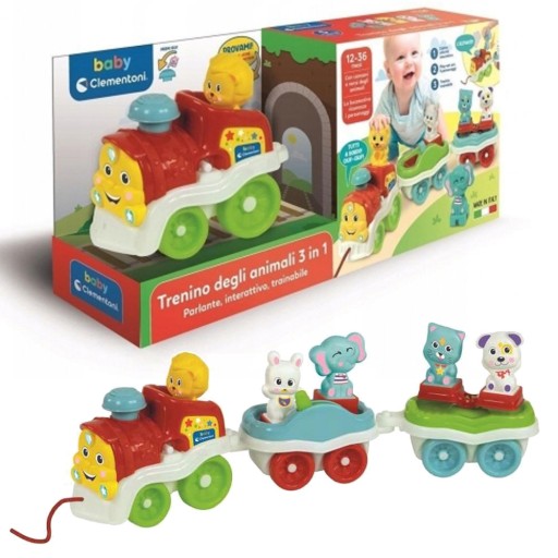 КЛЕМЕНТОНІ ІНТЕРАКТИВНИЙ ПОЇЗД З ТВАРИНАМИ