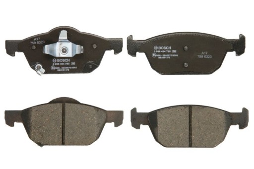 Тормозные колодки BOSCH 0 986 494 785